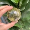 BI CẦU THẠCH ANH VÀNG – Citrine Sphere KL: 0,218 KG; ĐK: 5,3 cm (V13)
