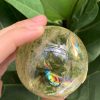BI CẦU THẠCH ANH VÀNG – Citrine Sphere KL: 0,24 KG; ĐK: 5,5 cm (V09)