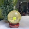 BI CẦU THẠCH ANH VÀNG – Citrine Sphere KL: 0,462 KG; ĐK: 6,9 cm (V26)