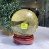 BI CẦU THẠCH ANH VÀNG – Citrine Sphere KL: 0,464 KG; ĐK: 6,9 cm (V25)