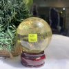 BI CẦU THẠCH ANH VÀNG – Citrine Sphere KL: 0,35 KG; ĐK: 6,3 cm (V24)