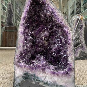Hốc Thạch Anh Tím – Amethyst Geode (T126), KT: 58,5x36x12,2CM, KL: 60,4KG