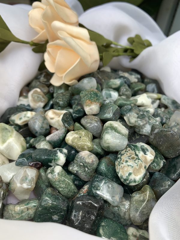 ĐÁ VỤN MÃ NÃO RÊU - MOSS AGATE | ĐÁ VỤN PHONG THỦY