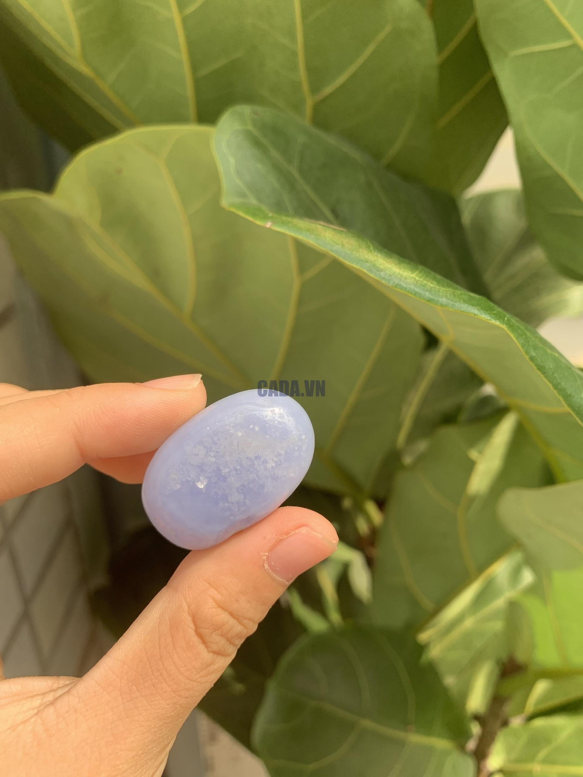 Ý Nghĩa Phong Thủy Đá Blue Lace Agate - Cada.Vn