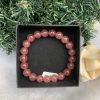 Vòng tay phong thủy đá Thạch Anh Dâu Đỏ – Strawberry Quartz – size 8-10mm – Vòng Đơn | CADA DECOR