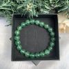 Vòng tay phong thủy đá Thạch Anh Dâu Xanh – Green Strawberry Quartz – size 8-10mm – Vòng Đơn | CADA DECOR