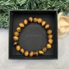 Vòng tay phong thủy đá Mắt Hổ Vàng- Yellow Tiger Eye - size 8-10-12mm - Vòng Đơn