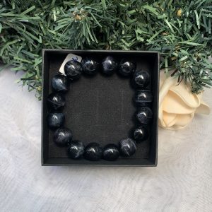 Vòng tay phong thủy đá Mắt Hổ Xanh - Blue Tiger Eye - size 8-10-12mm - Vòng Đơn