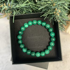 Vòng tay phong thủy đá Lông Công– size 8mm-Vòng đơn | CADA DECOR