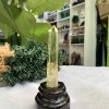 TRỤ THẠCH ANH VÀNG ÁM KHÓI -CITRINE SMOKY QUARTZ POINT- KT: 13,8 x 2,5 CM KL: 0.115 KG (TK20)