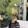 TRỤ THẠCH ANH VÀNG ÁM KHÓI -CITRINE SMOKY QUARTZ POINT- KT: 20,4 x 6 CM KL: 0.735 KG (TK13)