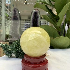 Bi cầu Thạch Anh Vàng – Citrine Sphere (BV65)