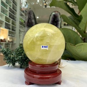 Bi cầu Thạch Anh Vàng – Citrine Sphere (BV65)