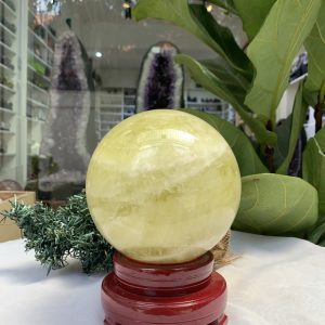 Bi cầu Thạch Anh Vàng – Citrine Sphere (BV69)