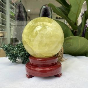Bi cầu Thạch Anh Vàng – Citrine Sphere (BV71)