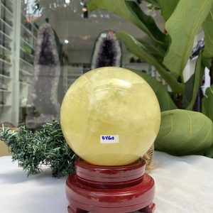 Bi cầu Thạch Anh Vàng – Citrine Sphere (BV64)