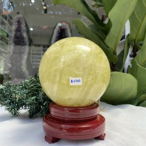 Bi cầu Thạch Anh Vàng – Citrine Sphere (BV70)