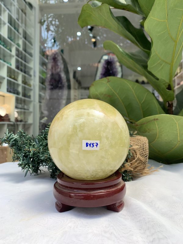 Bi cầu Thạch Anh Vàng – Citrine Sphere (BV57)
