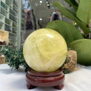 Bi cầu Thạch Anh Vàng – Citrine Sphere (BV57)