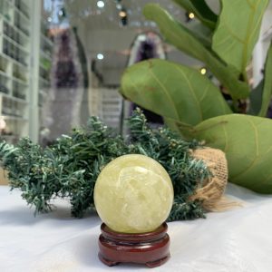 Bi cầu Thạch Anh Vàng – Citrine Sphere (BV59)