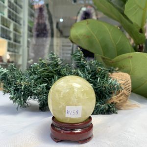 Bi cầu Thạch Anh Vàng – Citrine Sphere (BV59)