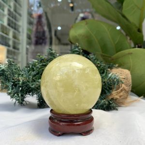 Bi cầu Thạch Anh Vàng – Citrine Sphere (BV53)