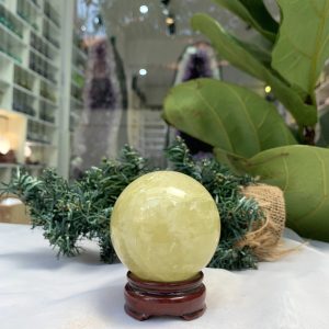 Bi cầu Thạch Anh Vàng – Citrine Sphere (BV53)