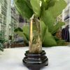 TRỤ THẠCH ANH VÀNG ÁM KHÓI -CITRINE SMOKY QUARTZ POINT- KT: 15,3 x 4 CM KL: 0.255 KG (TK19)