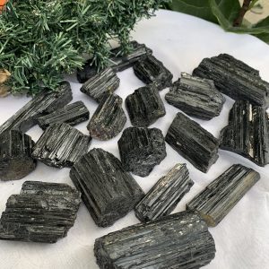Đá thô tinh thể tourmaline |Black Tourmaline Raw| Đá sưu tầm, đá thiền định, tarot, thanh tẩy| CADA DECOR