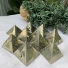 Kim tự tháp đá vàng găm | Pyrite pyramid | Đá sưu tầm, đá thiền định | CADA DECOR