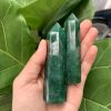 Trụ thạch anh dâu tây xanh | Green Strawberry Quartz Point | Đá thanh tẩy , tarot | CADA DECOR