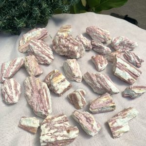 Pink Tourmaline Raw - Đá thô tourmaline hồng | Đá thanh tẩy , tarot | CADA DECOR
