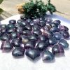 Trái tim đá Fluorite cầu vồng, Fluorite nhiều màu | Rainbow Fluorite Heart| Đá thanh tẩy , tarot | CADA DECOR
