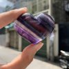 Trái tim đá Fluorite cầu vồng, Fluorite nhiều màu | Rainbow Fluorite Heart| Đá thanh tẩy , tarot | CADA DECOR