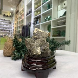 ĐÁ VÀNG GĂM – Pyrite, KT: C11xN10,5 CM (VG52), 0,840KG