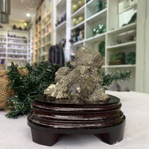 ĐÁ VÀNG GĂM – Pyrite, KT: C11xN10,5 CM (VG52), 0,840KG