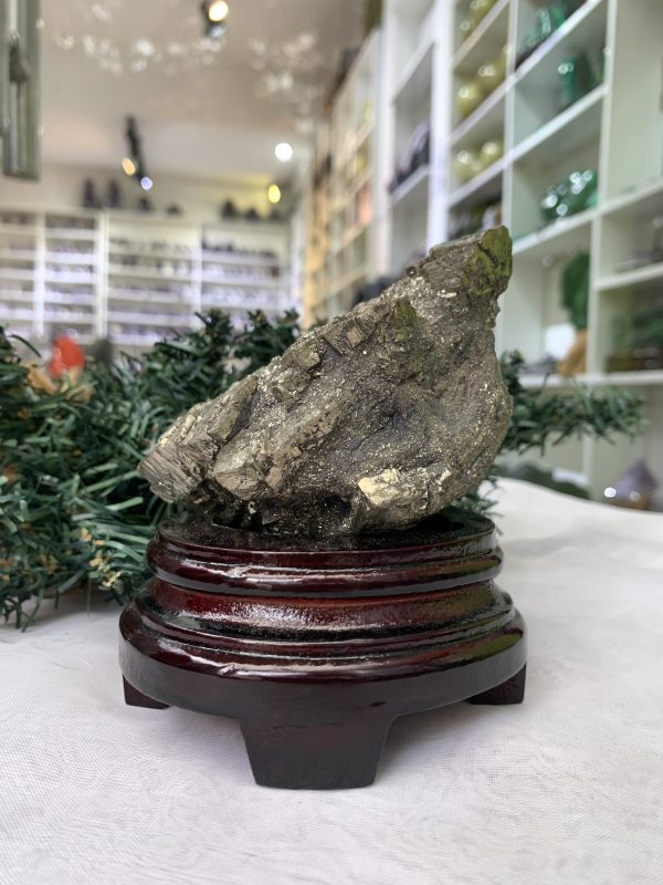 ĐÁ VÀNG GĂM – Pyrite, KT: C12xN7 CM (VG53), 0,910KG