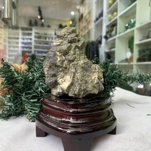 ĐÁ VÀNG GĂM – Pyrite, KT: C12xN10,5 CM (VG56), 0,710 KG