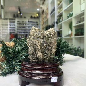 ĐÁ VÀNG GĂM – Pyrite, KT: C12xN8,5 CM (VG57), 0,745 KG