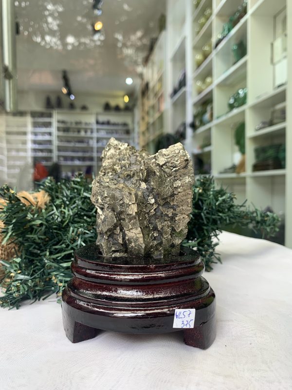 ĐÁ VÀNG GĂM – Pyrite, KT: C12xN8,5 CM (VG57), 0,745 KG
