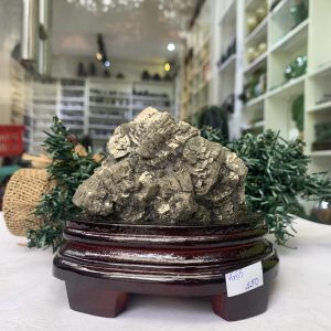 ĐÁ VÀNG GĂM – Pyrite, KT: C10,5xN9,5 CM (VG55), 0,895 KG