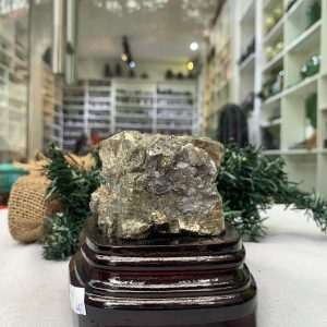 ĐÁ VÀNG GĂM – Pyrite, KT: C9,5xN8 CM (VG63), 0,880 KG