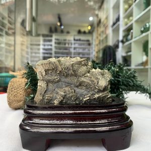 ĐÁ VÀNG GĂM – Pyrite, KT: C9,5xN8 CM (VG63), 0,880 KG ĐÁ VÀNG GĂM – Pyrite, KT: C9,5xN8 CM (VG63), 0,880 KG