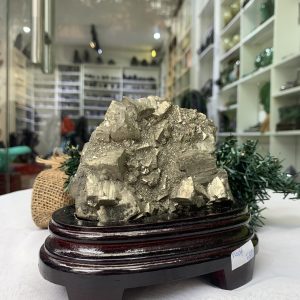 ĐÁ VÀNG GĂM – Pyrite, KT: C12,5xN10,5 CM (VG64), 1,175 KG
