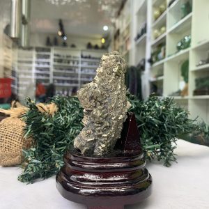 ĐÁ VÀNG GĂM – Pyrite, KT: C13xN6 CM (VG59), 0,460 KG