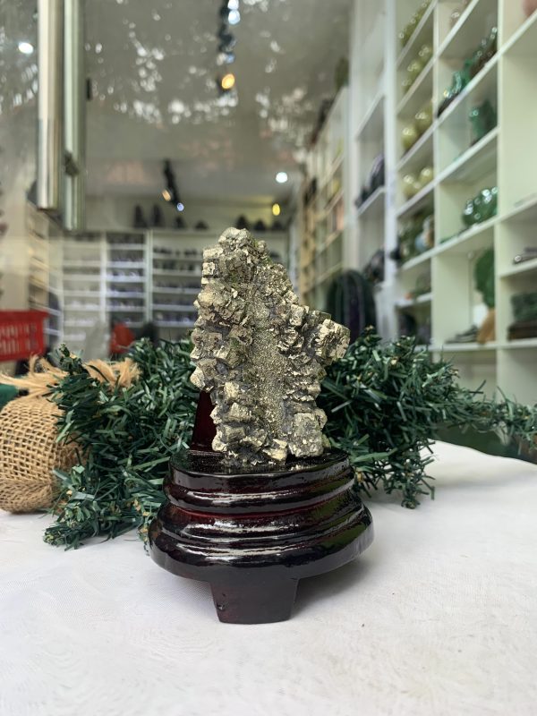 ĐÁ VÀNG GĂM – Pyrite, KT: C13xN6 CM (VG59), 0,460 KG