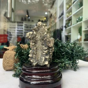 ĐÁ VÀNG GĂM – Pyrite, KT: C13xN6 CM (VG59), 0,460 KG