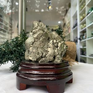 ĐÁ VÀNG GĂM – Pyrite, KT: C12,5xN9 CM (VG61), 1,085 KG