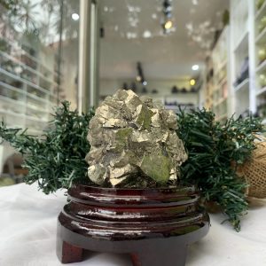 ĐÁ VÀNG GĂM – Pyrite, KT: C11xN8,5 CM (VG62), 0,890 KG