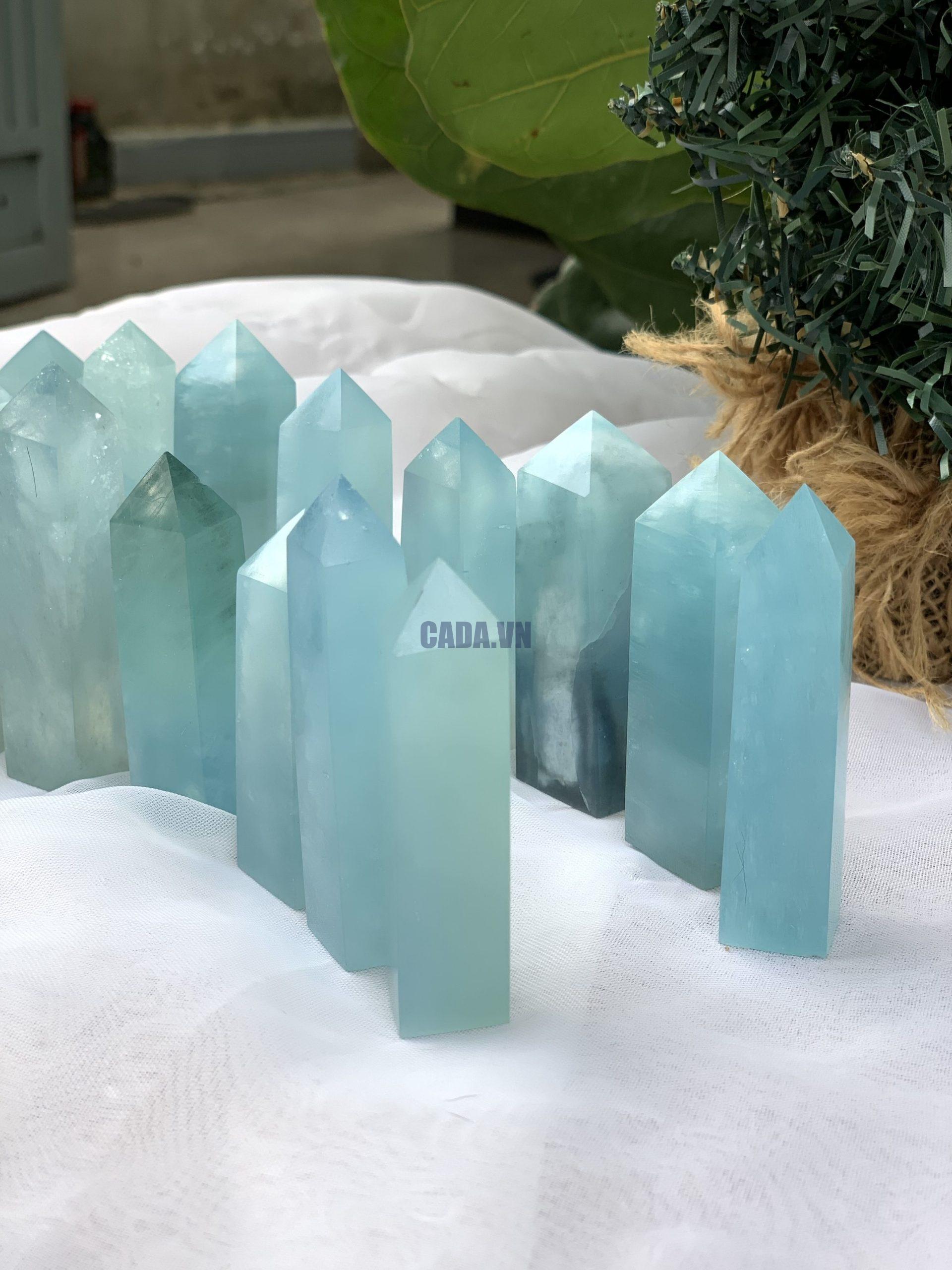 Trụ đá Aquamarine - Aquamarine Point - Đá sưu tầm, thanh tẩy, tarot | CADA.VN